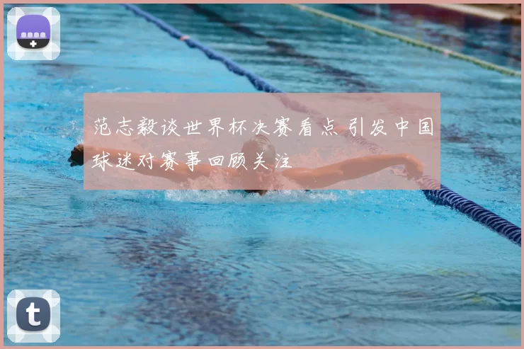 范志毅谈世界杯决赛看点 引发中国球迷对赛事回顾关注